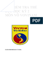 Bài Kiểm Tra Thể Dục Học Kỳ 2 Môn Võ Vovinam