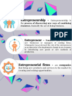 Entrepreneurship - : Entrepreneur