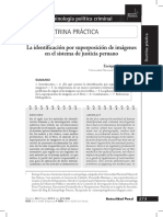 La Identificación Por Superposición de Imágenes en El Sistema de Justicia Peruano.