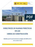 Directrices de buenas prácticas en obras de construcción