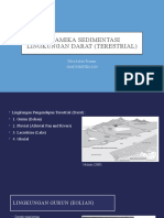 Dinamika Sedimentasi Lingkungan Darat (Terestrial)