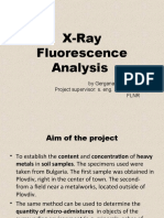 X-Ray Fluorescence analysis-GERGANA HRISTOZOVA