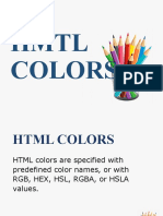 HTML Colors