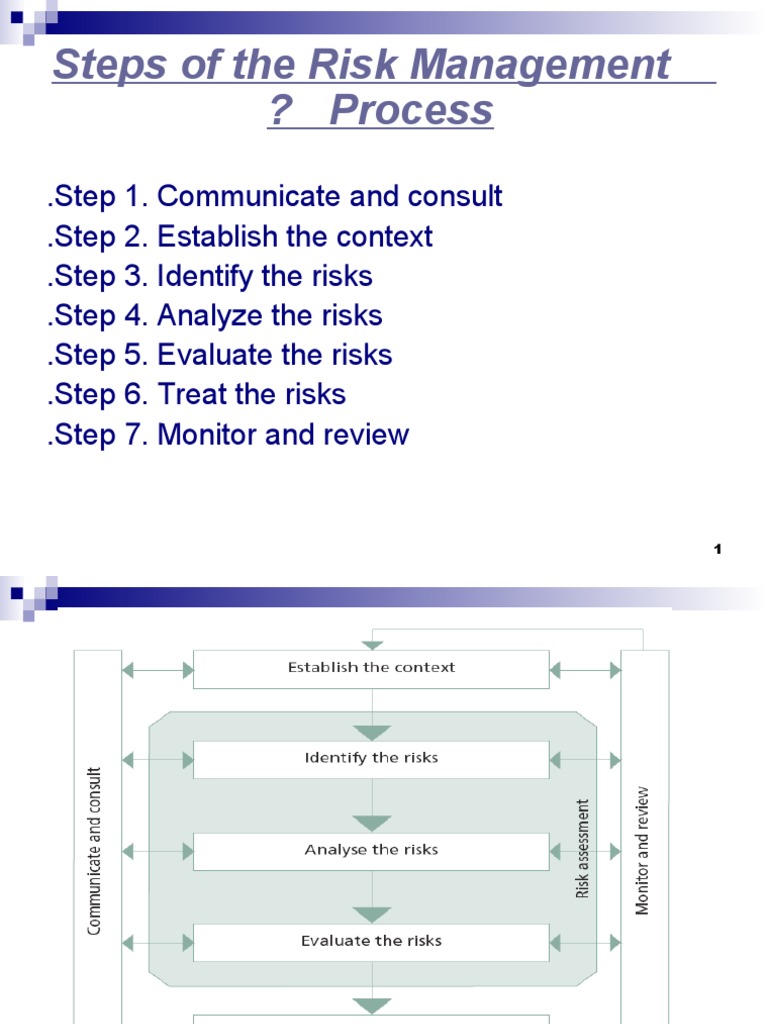 Steps of The Risk Management Process | PDF | Risk | Risk Management