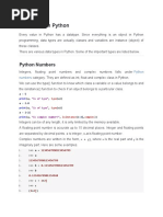 Data Types in Python