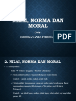 Nilai, Norma Dan Moral