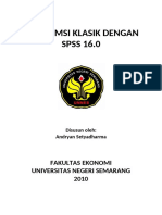 Uji Asumsi Klasik Dengan SPSS 16.0 Dikonversi