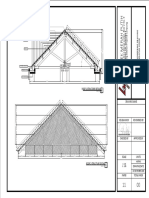 Roof 1 Structure Detail: NOCK, 6/12 GORDING, 6/12