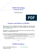 Session 15-16 - BPMN Modelling