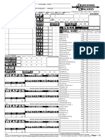 Dungeons and Dragons 3.5e NEW Character Sheet v2.1 by ProphetPX