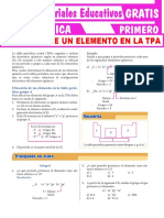 Ubicación de Un Elemento en La TPA para Primer Grado de Secundaria