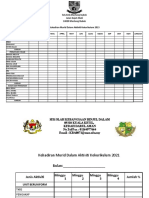 Borang Analisa Kehadiran Murid