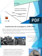 Arquitectura D Ela Postguerra