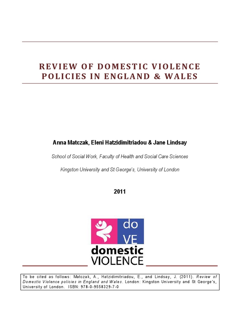 Review of Domestic Violence Policies in PDF | PDF | Domestic Violence ...