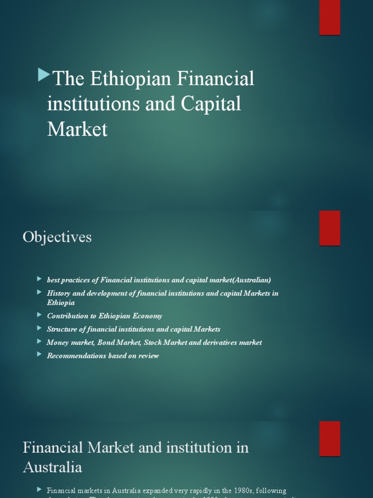 Overview of Ethiopian Financial System | PDF | Foreign Exchange Market ...