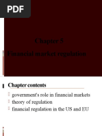 Chapter 5 Finacial Market Regulations