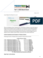 MCQ in Physics Part 1 ECE Board Exam