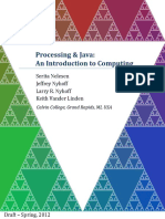 Processing & Java: An Introduction To Computing