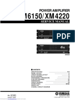 XM6150/XM4220 Power Amplifier Service Manual