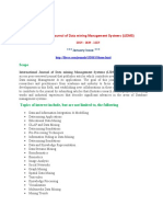 International Journal of Data Mining Management Systems (IJDMS)