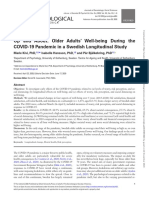 Up and About: Older Adults' Well-Being During The COVID-19 Pandemic in A Swedish Longitudinal Study