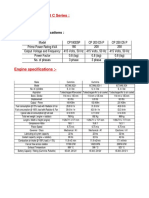 Technical Data:-: Diesel Generator Set C Series