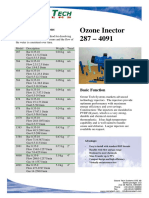 Ozone Injector Technical Specifications