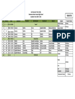 Timetable Year 7B - 2nd Semester PDF