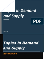 Topics in Demand and Supply: Nikhil Sai