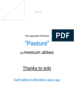 Opposite of Future Pasture (History PDF