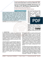 The Influence of Corporate Social Responsibility Disclosure On Total Accounting Profits at PT. BFI Finance Indonesia TBK