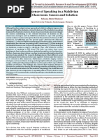 Reticence of Speaking in A Maldivian ESL Classroom Causes and Solution