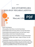 BAB I Interaksi Antarnegara Asia Dan Negara Lainnya