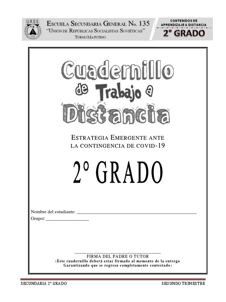 Cuadernillo de Trabajo - 2° Grado PDF | PDF | Importar | Sonido
