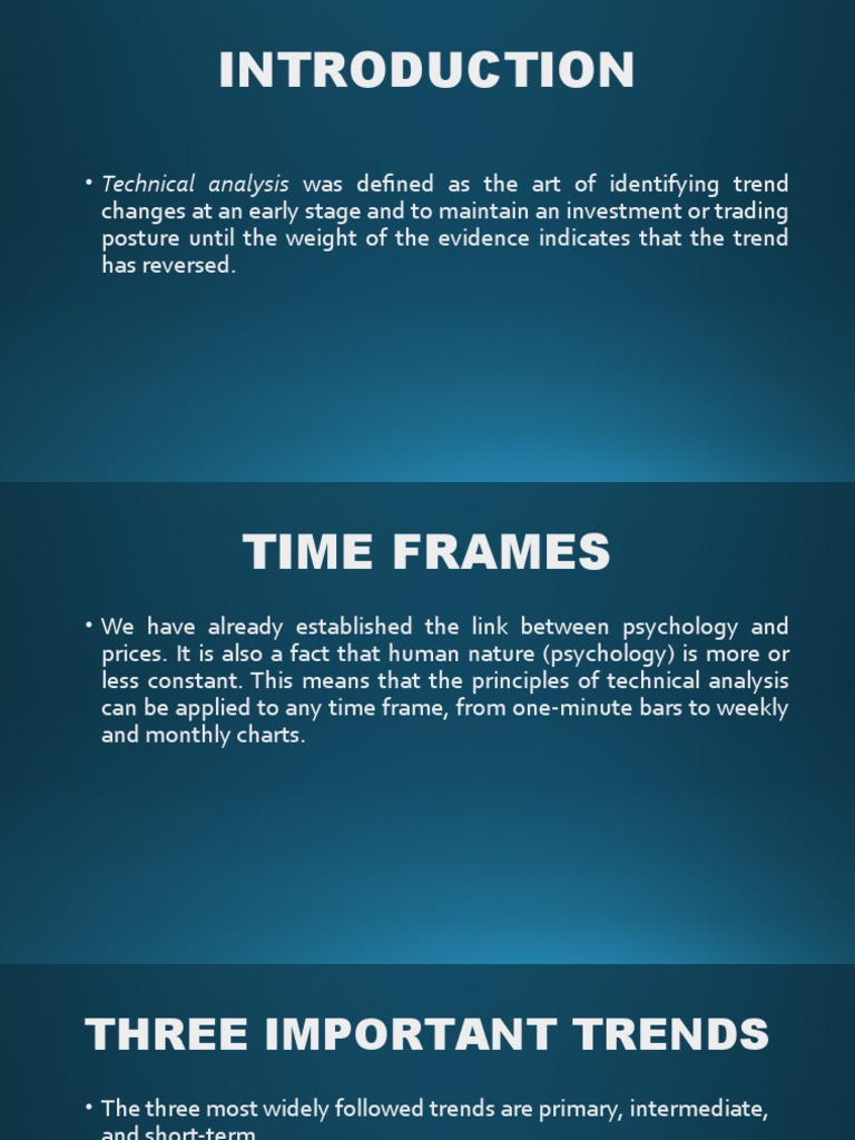 CHAPTER 1 - Introduction | PDF | Technical Analysis | Market Trend