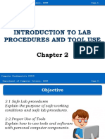Intro to Lab Procedures and Tool Use