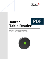 Jantar Table Reader: Software Tool For Managing The Jantar Desktop USB Card Reader