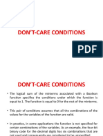 Don'T-Care Conditions