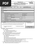 Application For Authority To Use Computerized Accounting System or Components Thereof/ Loose-Leaf Books of Accounts