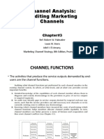 Channel Analysis Auditing Marketing Channels Ch#3 Ansary NSU
