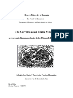 The Converso as an Ethnic Minority: An Analysis of Las excelencias de los Hebreos