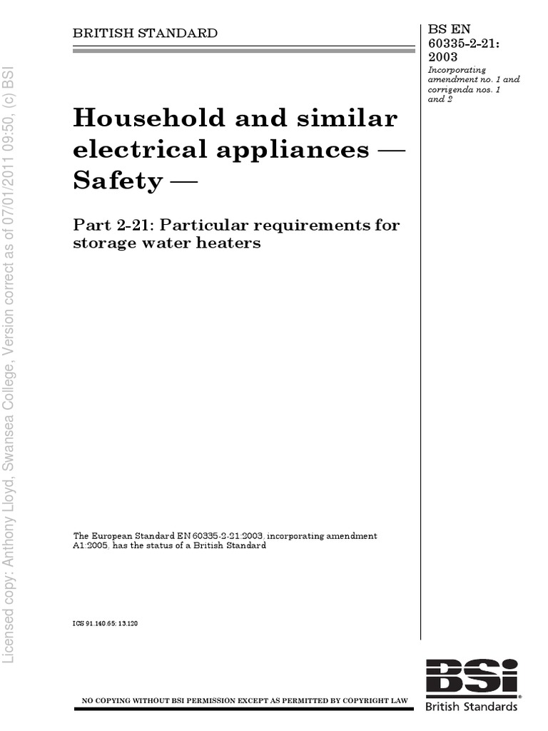 Household and Similar Electrical Appliances Safety Part 221