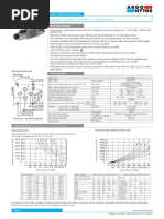 4/2 and 4/3 Directional Control Valve, Solenoid Operated: Size 06 (D03) Q 80 L/min (21 GPM) P 350 Bar (5100 PSI)