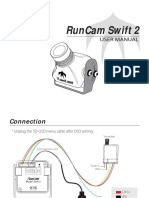 RunCam Swift 2 User Manual and Camera Menu Guide