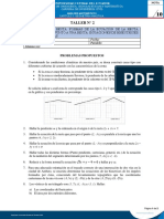 Taller 2 - Ejercicios de La Línea Recta, Dist. de Un Punto A Una Recta, Ec. de Bisect., Familia de Rectas - Compressed