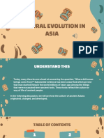 Cultural Evolution in Asia