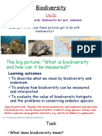 Biodiversity: Starter: What Have These Pictures Got To Do With