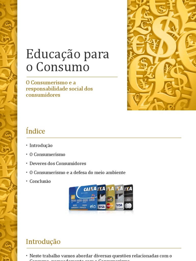 Responsabilidade Social Do Consumidor Educação Para Um Consumo