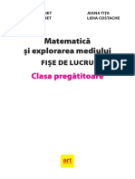 Matematică. Fișe de Lucru. Clasa Pregătitoare