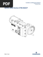 Bettis 2000 Series E796 M2CP: Installation and Maintenance Manual